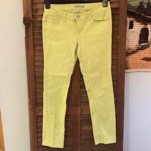 Paris Blues lime green jeans.